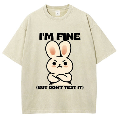 I'm Fine... Vintage Distressed T-shirt