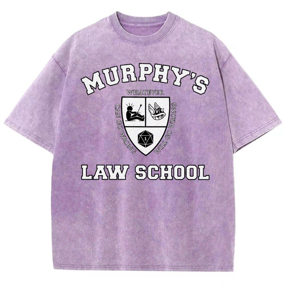 Murphy's Law School Vintage Distressed T-shirt