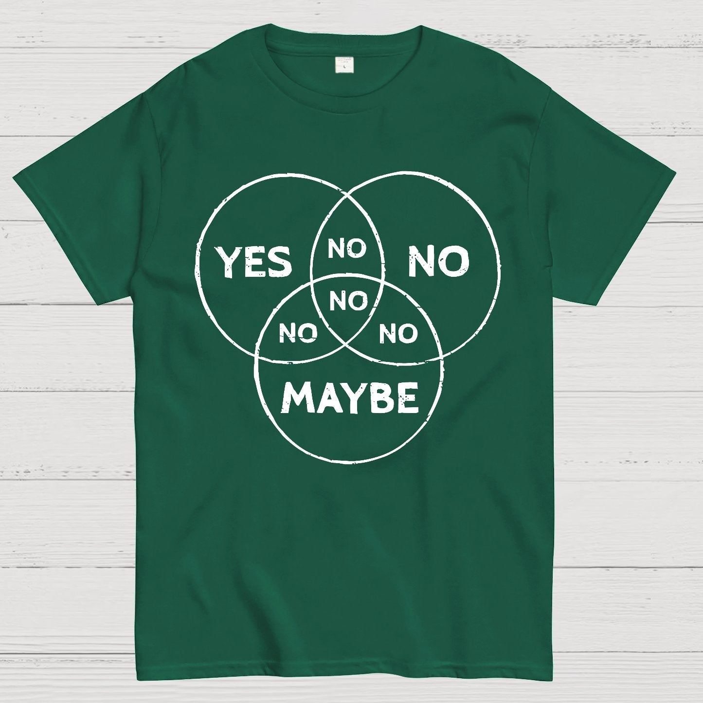 Venn In Doubt Say No Geek T-Shirt