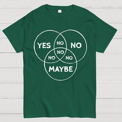 Venn In Doubt Say No Geek T-Shirt
