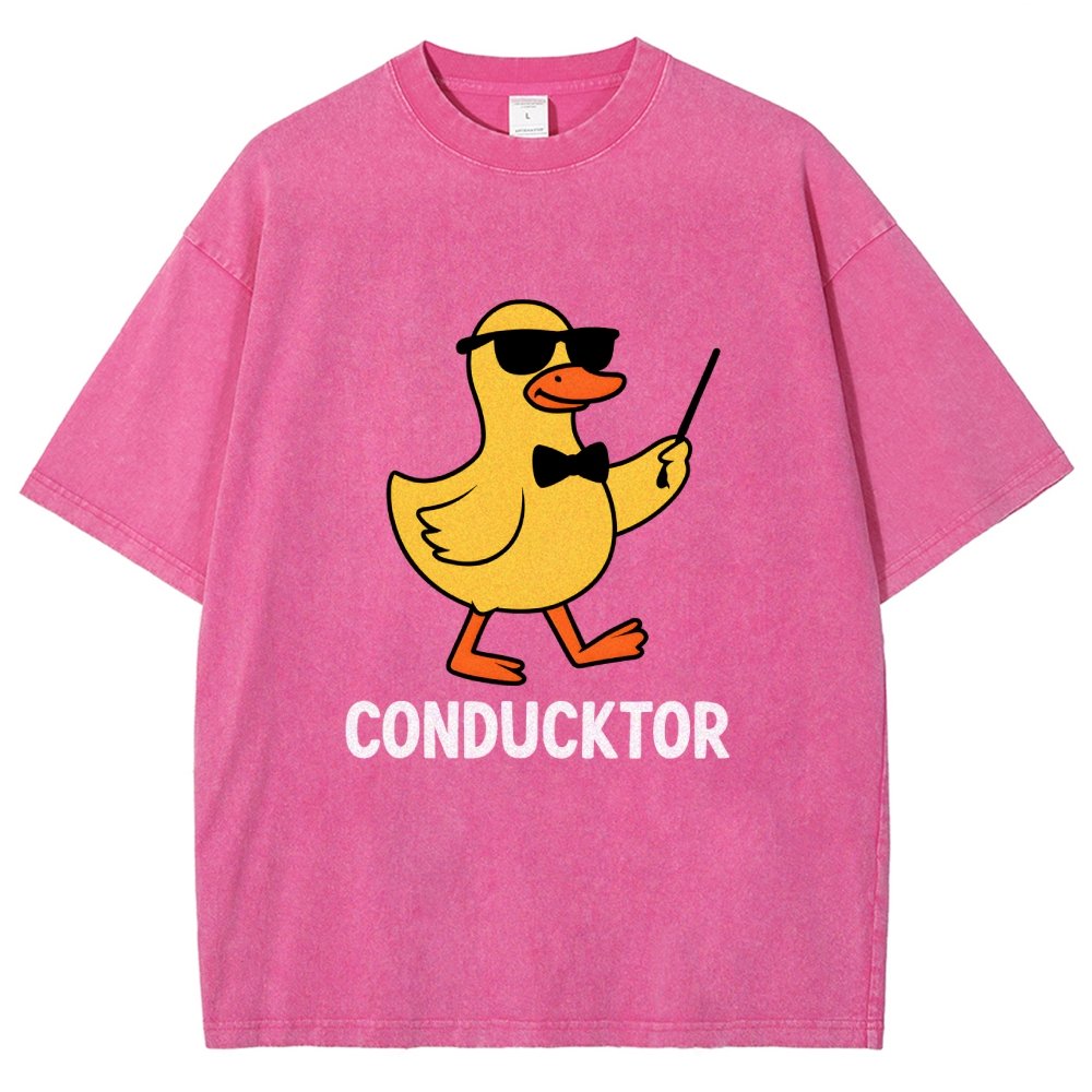 Conducktor Vintage Distressed T-shirt