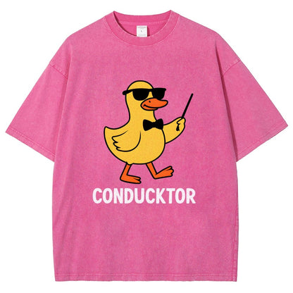 Conducktor Vintage Distressed T-shirt