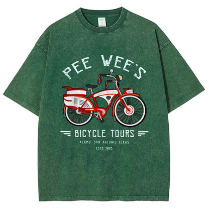 Buddy's Bicycle Tours Vintage Distressed T-shirt