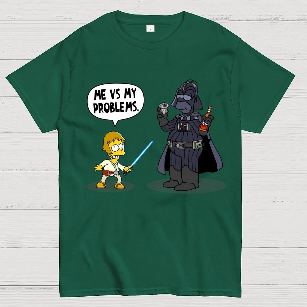 Me vs My Problems Humorous Geek T-Shirt