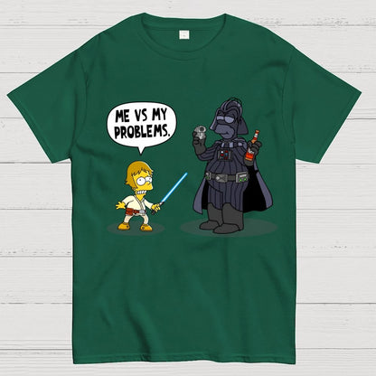 Me vs My Problems Humorous Geek T-Shirt
