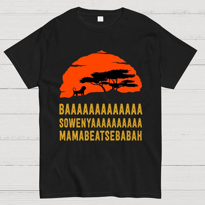 Baaa Sownyaaa Mamabeatsebabah Unisex Geek T-Shirt