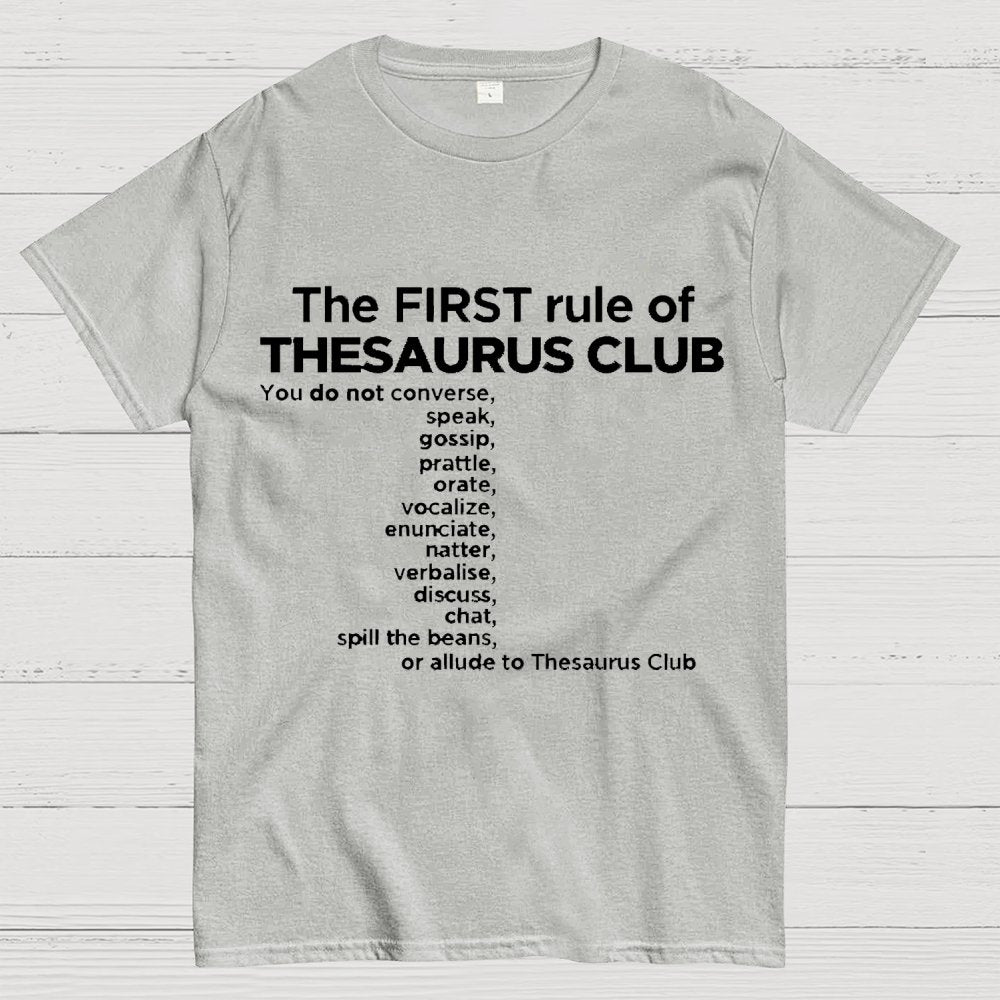 Thesaurus Club Confidential Geek T-Shirt