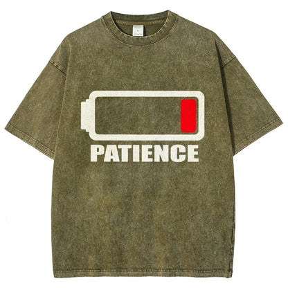 Out of Patience Vintage Distressed T-shirt