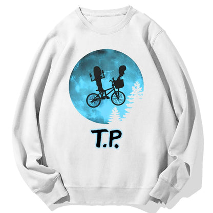 Funny Retro 80's Extraterrestrial Movie Parody 90's Geek Cotton Sweatshirt