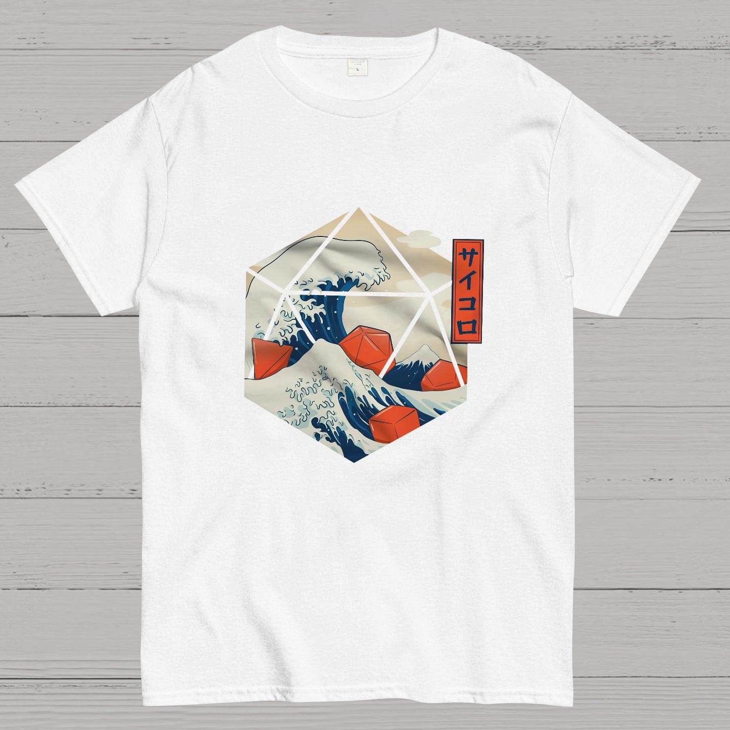 Great Wave of Dice Geeky T-Shirt