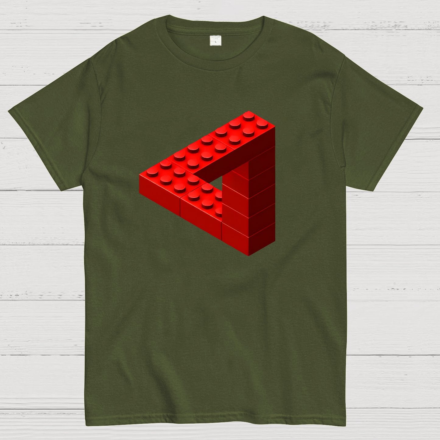 Escher Toy Bricks Geek T-Shirt
