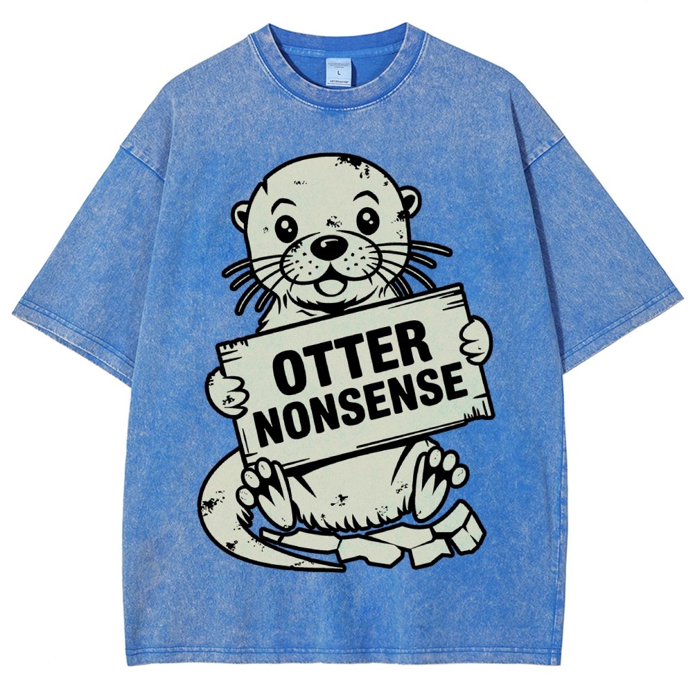 Otterly Nonsensical Vintage Distressed T-shirt