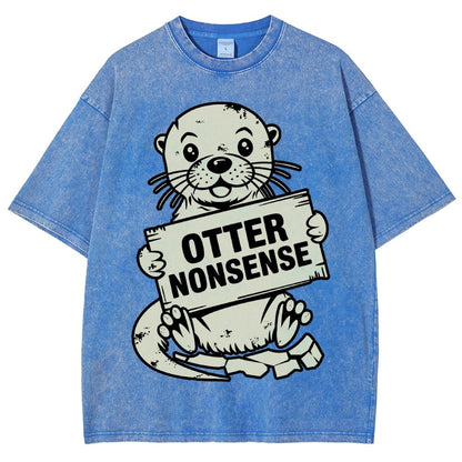 Otterly Nonsensical Vintage Distressed T-shirt