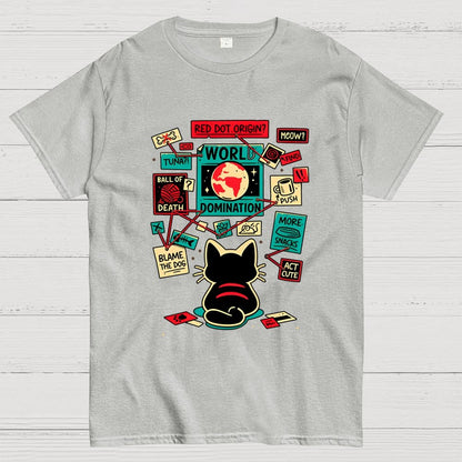 Cat Master Plan Geek T-Shirt