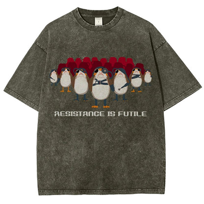 Resistance is Futile Vintage Distressed T-shirt