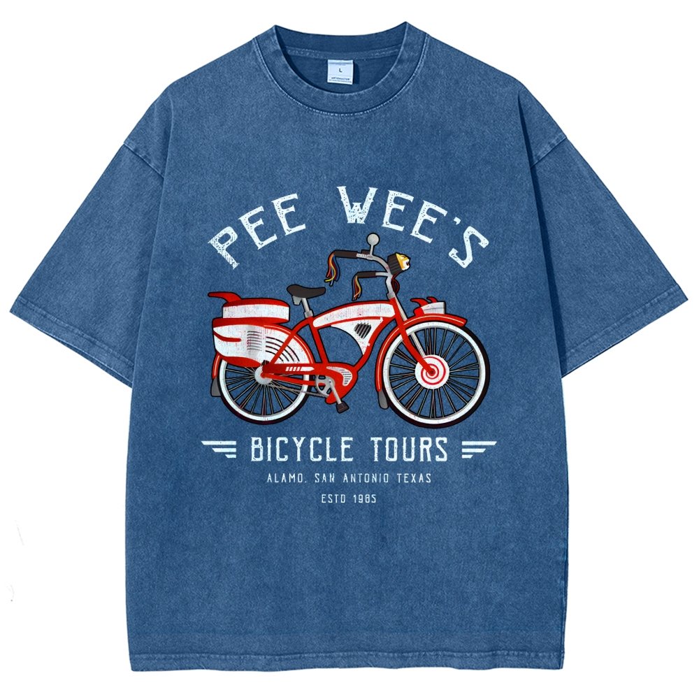 Buddy's Bicycle Tours Vintage Distressed T-shirt