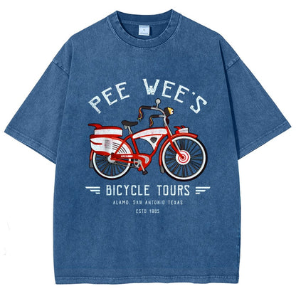 Buddy's Bicycle Tours Vintage Distressed T-shirt