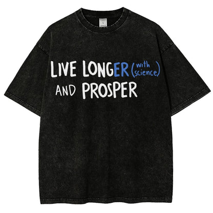 Live long and prosper Vintage Distressed T-shirt