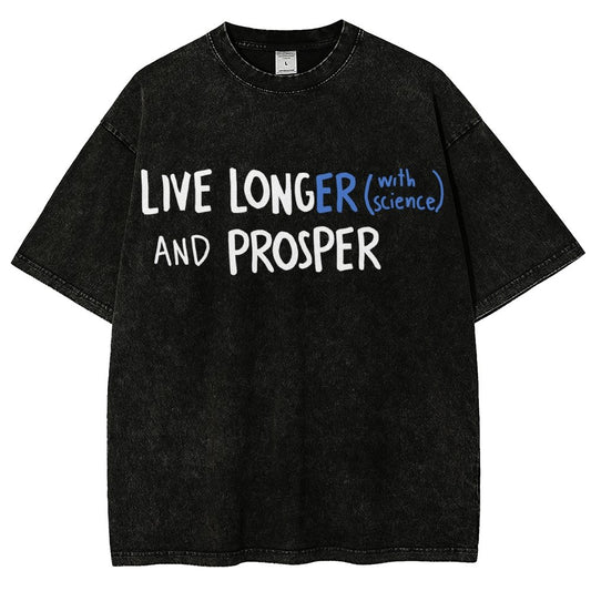 Live long and prosper Vintage Distressed T-shirt