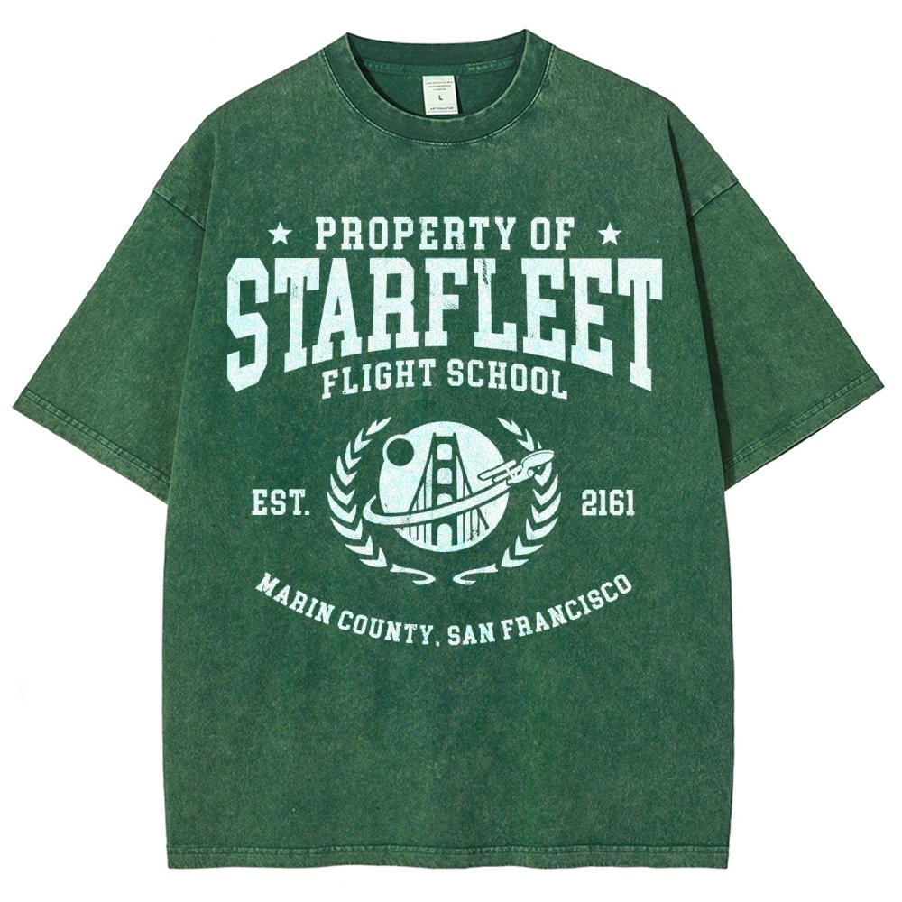 Academy Flight School Vintage Distressed T-shirt
