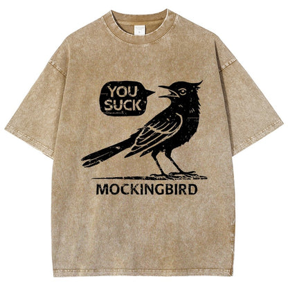 Mockingbird Vintage Distressed T-shirt