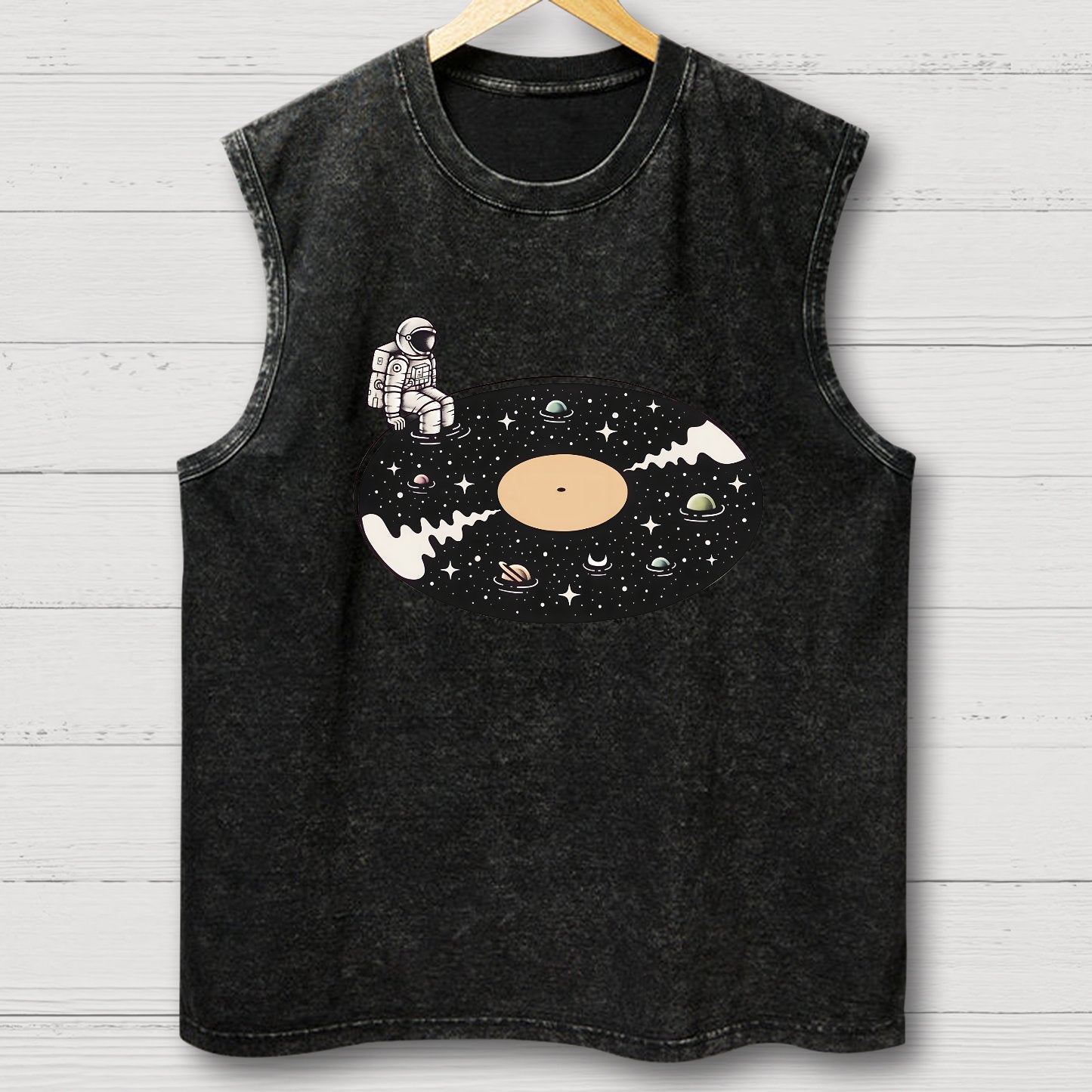 Cosmic Sound Vintage Distressed Washed Tank
