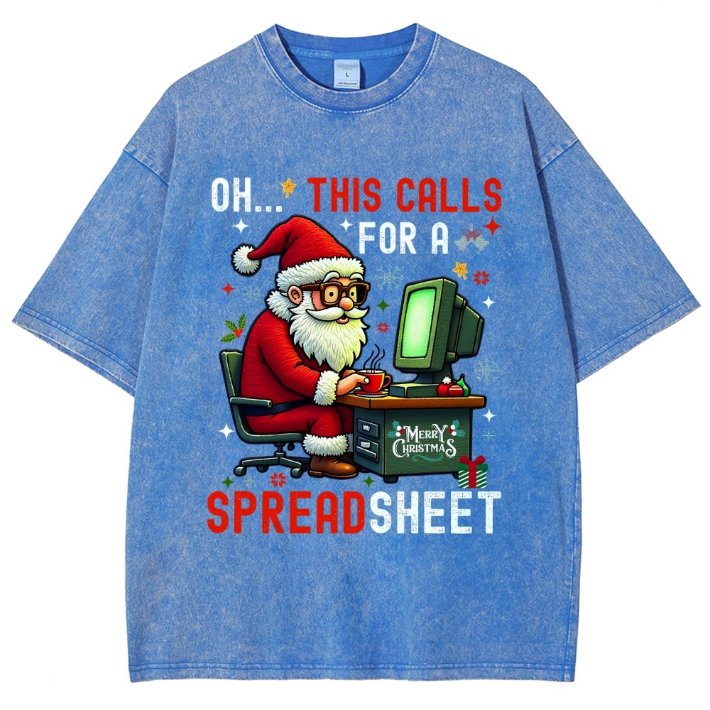 Ohh This Calls For A Spreadsheet Vintage Distressed T-shirt