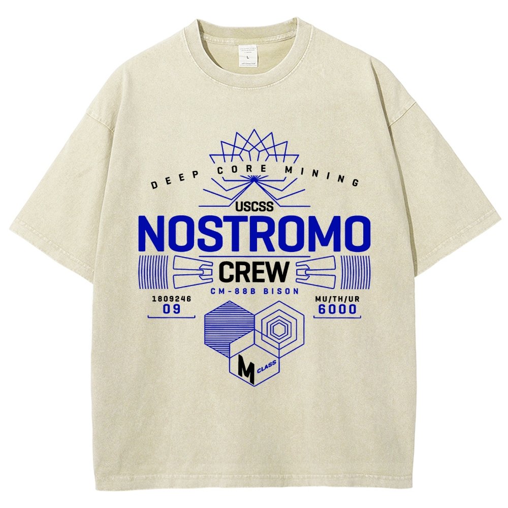 Nostromo Crew Vintage Distressed T-shirt