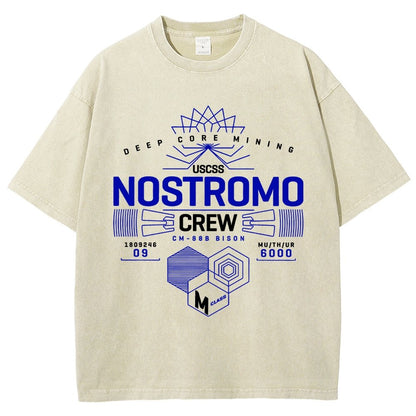 Nostromo Crew Vintage Distressed T-shirt