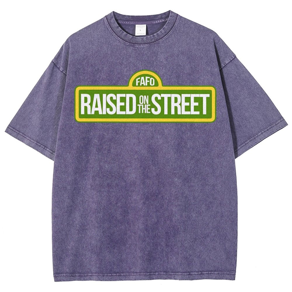 Raised On The Street Buy Now Vintage Distressed T-shirt