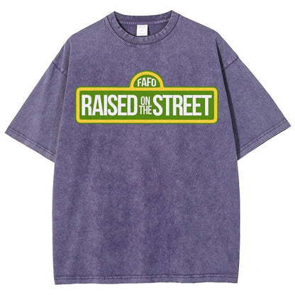 Raised On The Street Buy Now Vintage Distressed T-shirt