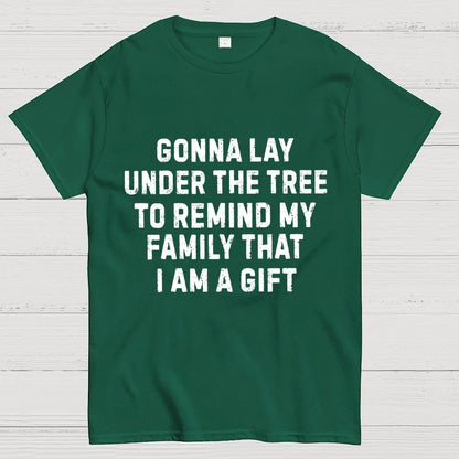 Crazy Dog Womens Funny Sarcastic Humor Christmas Geek T-Shirt