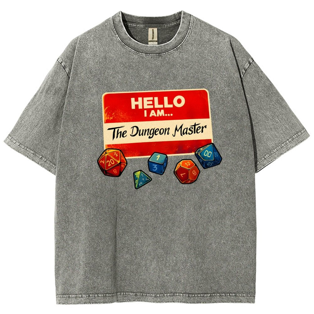 Hello I Am The Dungeon Master Vintage Distressed T-shirt