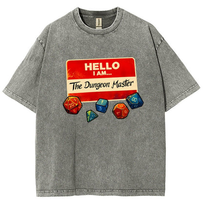 Hello I Am The Dungeon Master Vintage Distressed T-shirt