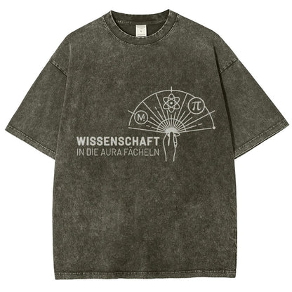 Wissenschaft in die Aura fächeln Vintage Distressed T-shirt