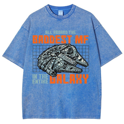 Baddest in the galaxy Vintage Distressed T-shirt