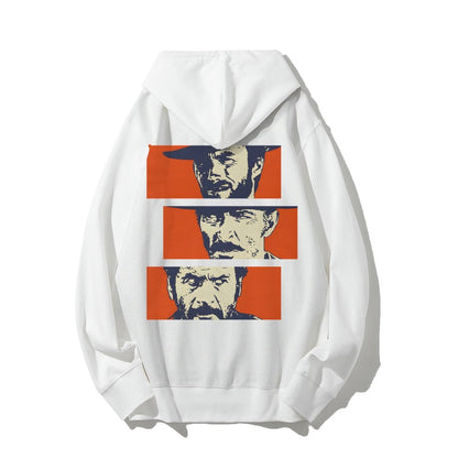 Buono Brutto Cattivo Printed Back Unisex Cotton Hoodie