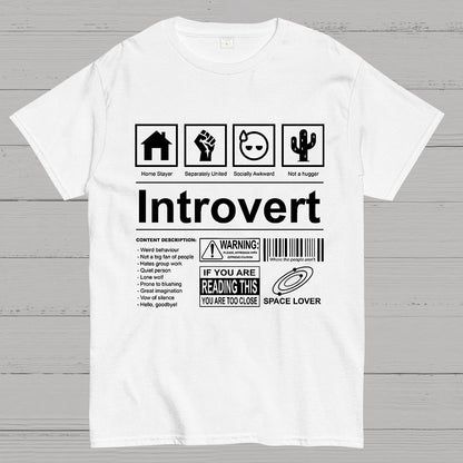 Introvert Label Geek T-Shirt