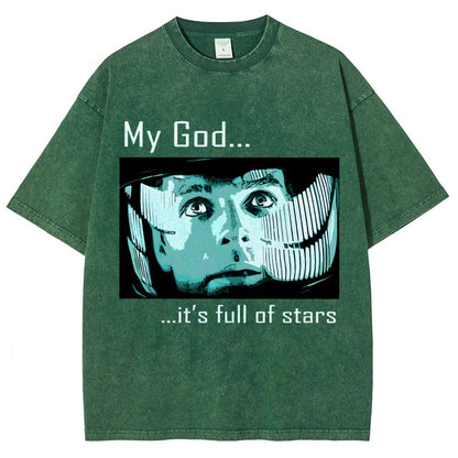 My God t's full of stars! Vintage Distressed T-shirt