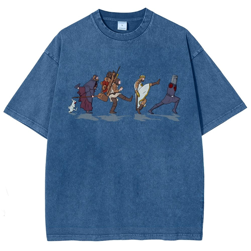 Walking Toward the Grail Vintage Distressed T-shirt