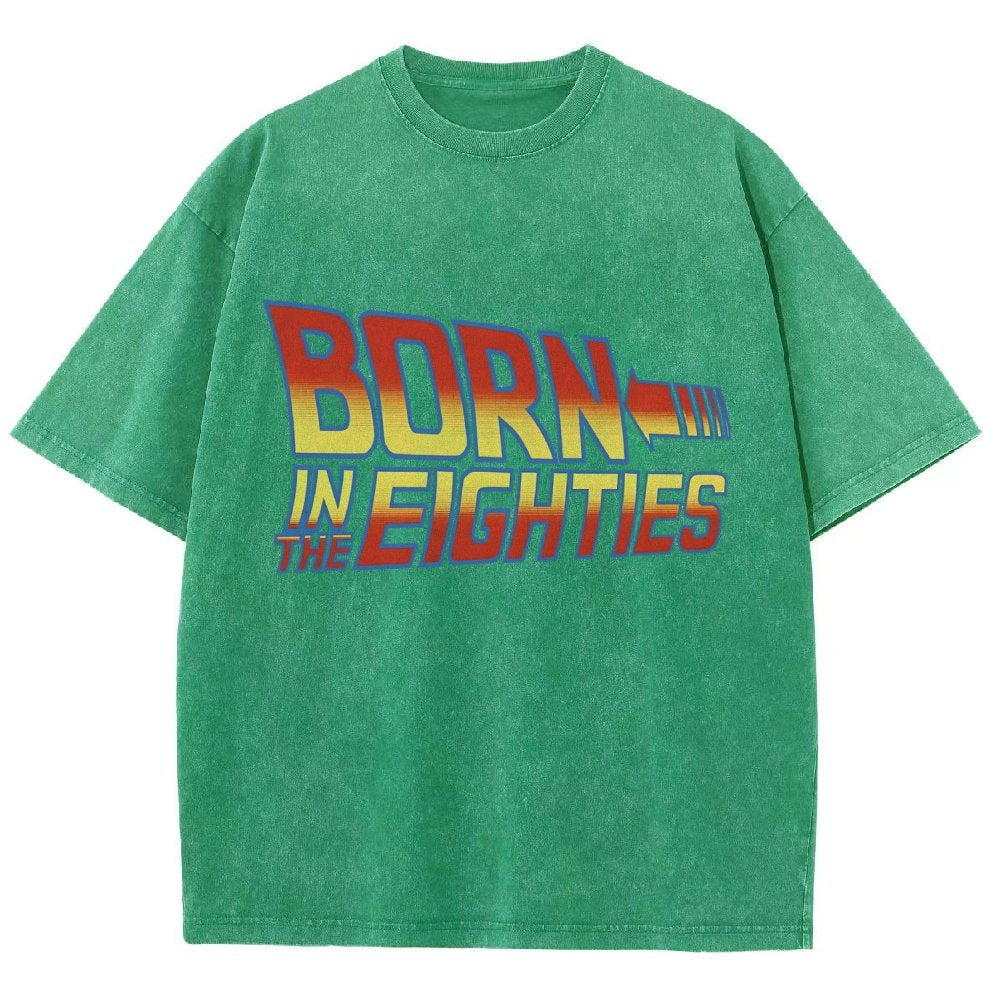 Born In The Eighties Vintage Distressed T-shirt