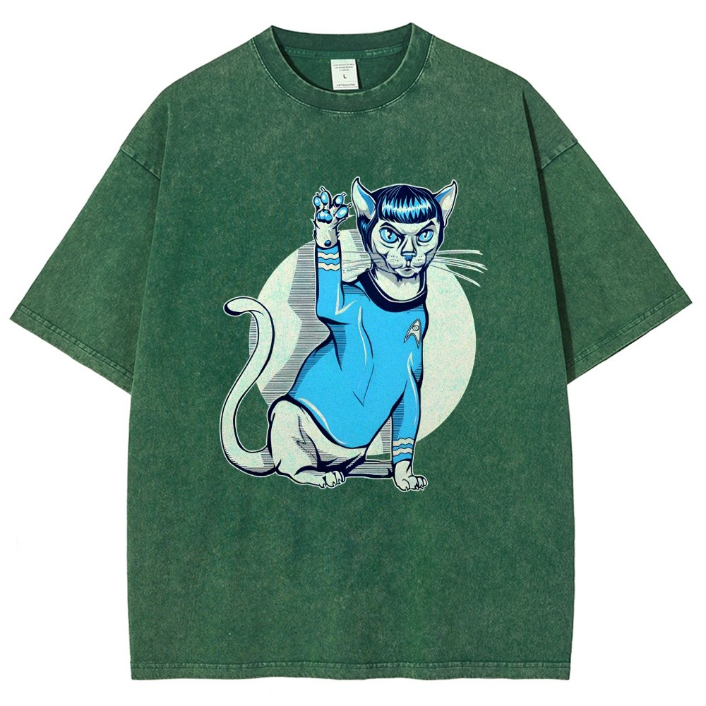 Nap Long and Pros-Purr Vintage Distressed T-shirt