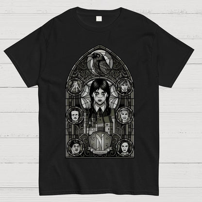 Stained Glass of Outcasts Geek T-Shirt