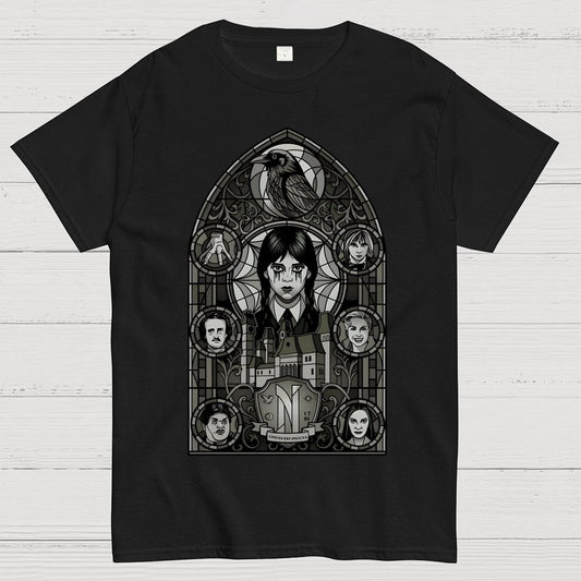 Stained Glass of Outcasts Geek T-Shirt