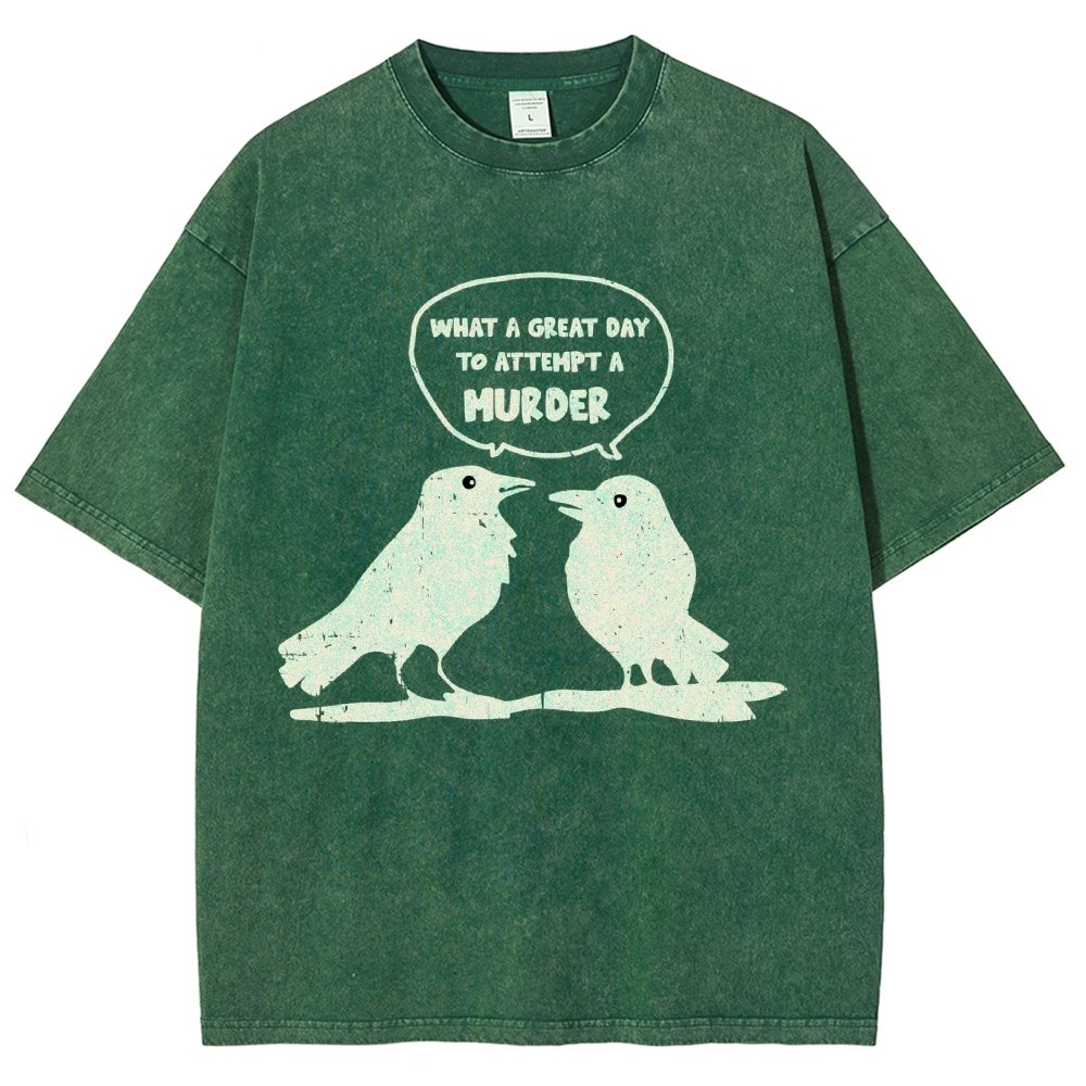 Attempted Murder Vintage Distressed T-shirt