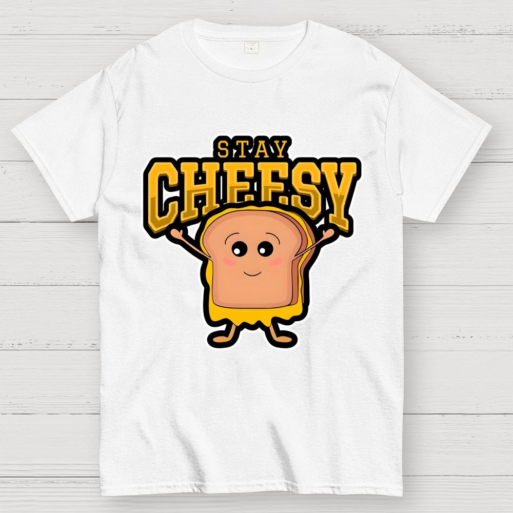Sandwich STAY CHEESY Geek T-Shirt
