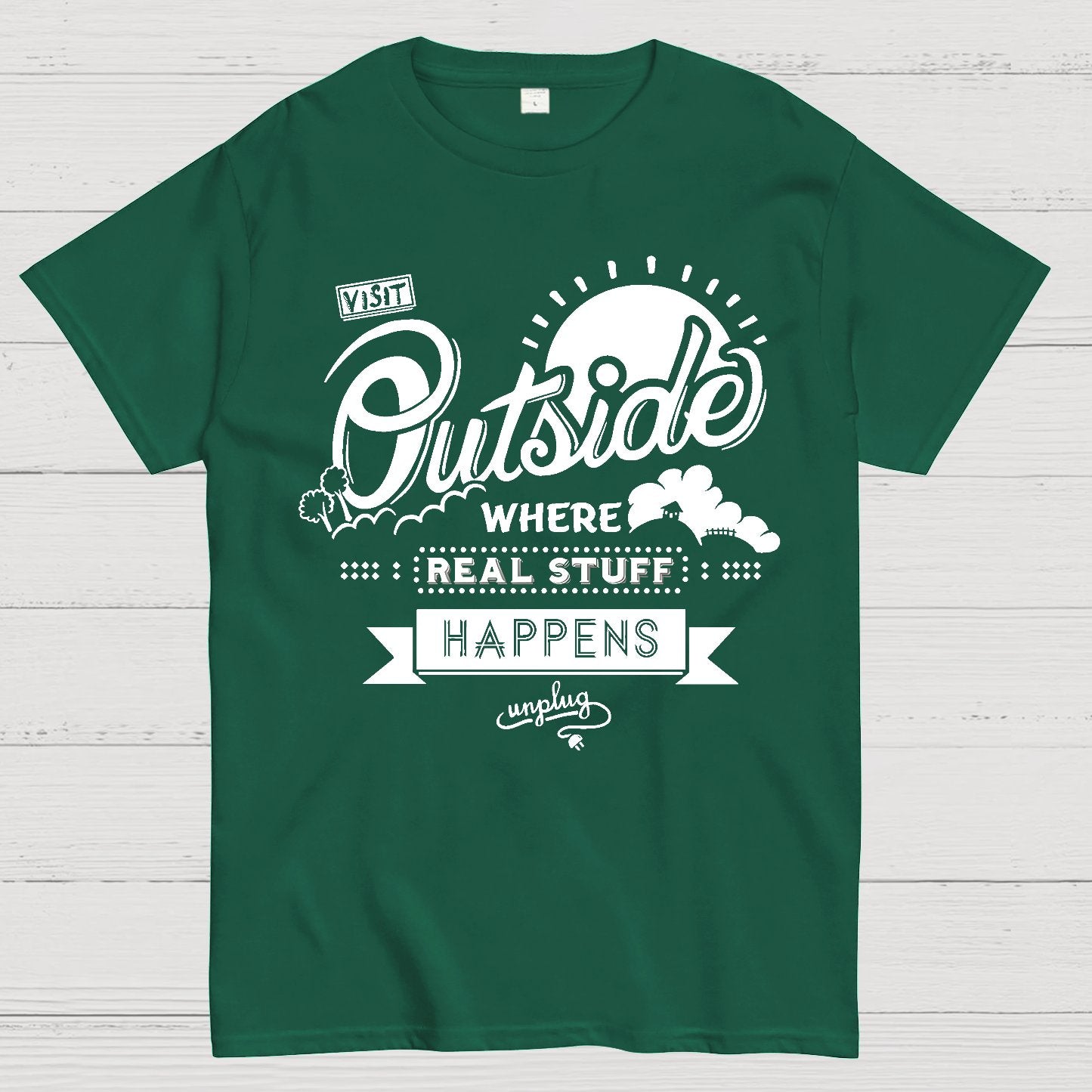 Visit Outside Geek T-Shirt