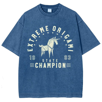 Extreme Origami Champ Vintage Distressed T-shirt