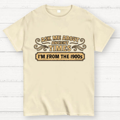 Ask Me About Ancient Times Geek T-Shirt