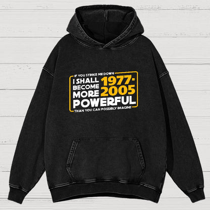 I Shall Become More Powerful Vintage Distressed Hoodie